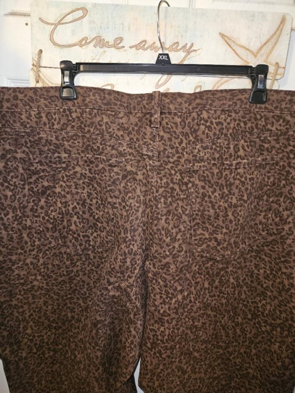 NWT Terra & Sky Cheeta print jeans Women's size 26W CUTE! FUN! - Picture 5 of 11